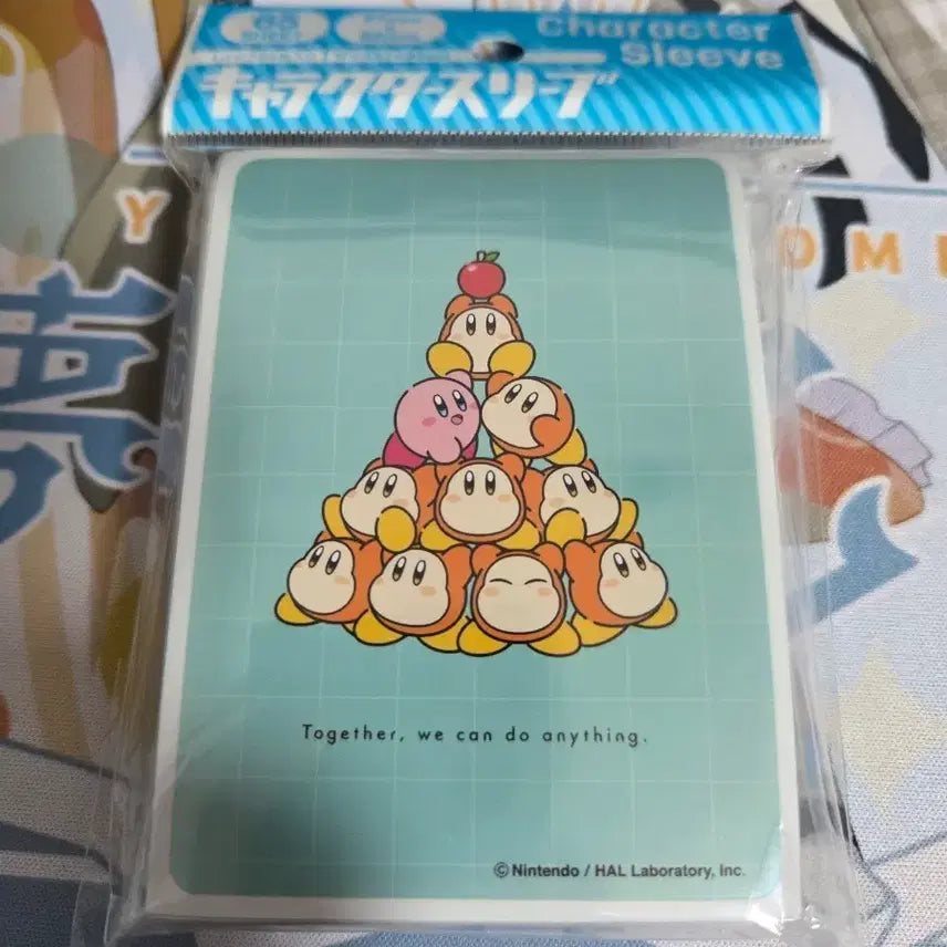 [BUNJANG] Kirby Waddle Dee Standard Size Card Sleeves / 별의커비 웨이들디 캐릭터 카드게임용 스탠다드 사이즈 슬리브