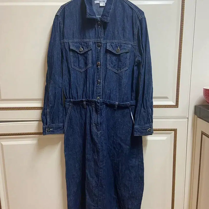 [BUNJANG] Juicy Judy Denim Long Dress / 쥬시쥬디 데님 원피스