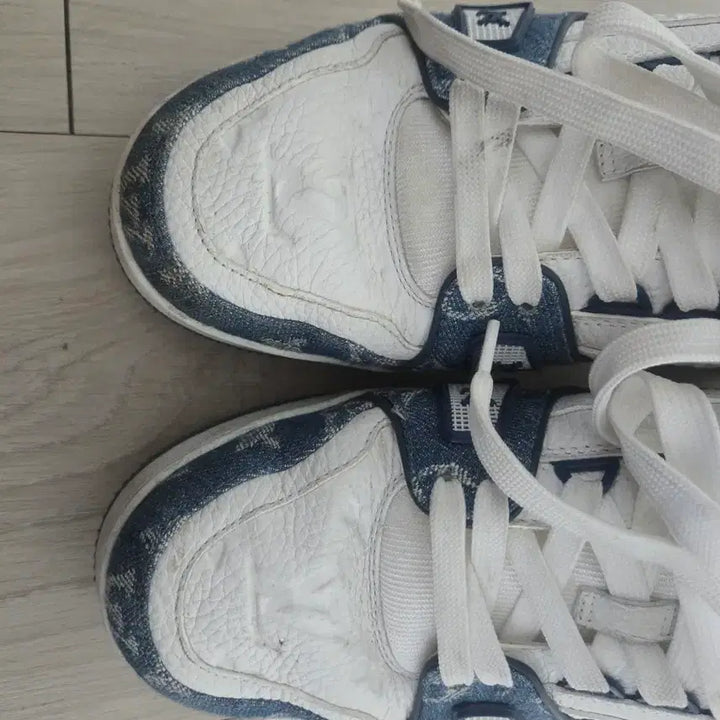 [BUNJANG] Louis Vuitton Blue Denim Sneakers / 루이비통 블루 데님 스니커즈
