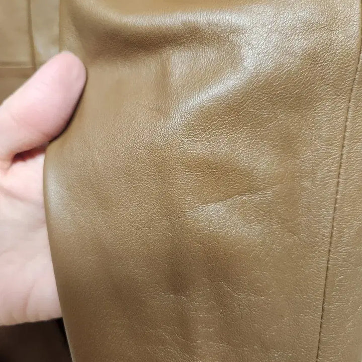 [BUNJANG] MojoSphin Lambskin Belted Jacket 55 / 모조에스핀 양가죽 벨티드 자켓 55