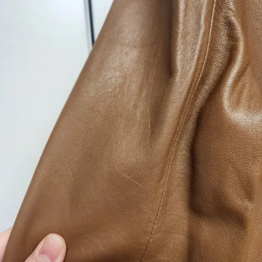 [BUNJANG] MojoSphin Lambskin Belted Jacket 55 / 모조에스핀 양가죽 벨티드 자켓 55