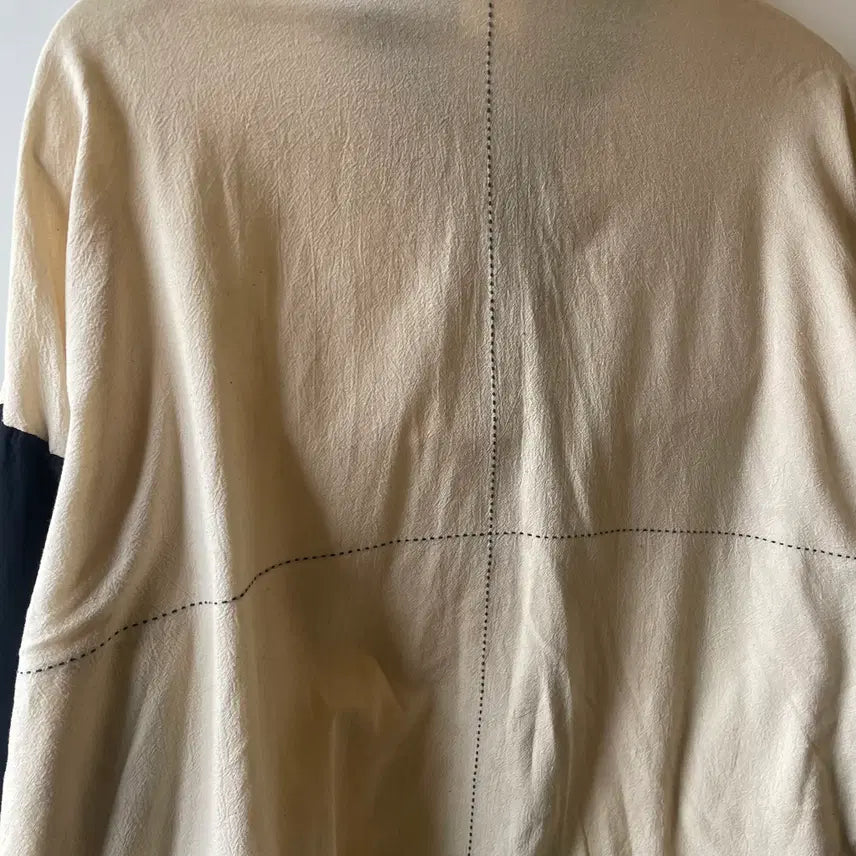 [BUNJANG] Issey Miyake High Contrast Stitch Shirt / 이세이미야케 하이 콘트라스트 스티치 셔츠