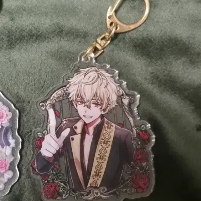 [BUNJANG] Akuneko Devil Butler &amp; Black Cat Hanamaru Keyring / 아쿠네코 악마집사와 검은고양이 하나마루 키링 판매