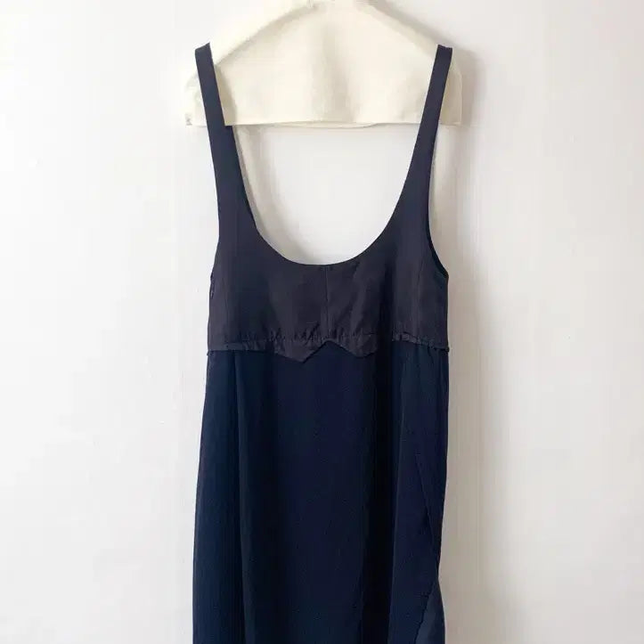[SOLD OUT] KUHO 구호 실크 레이어드 드레이프 슬립 원피스