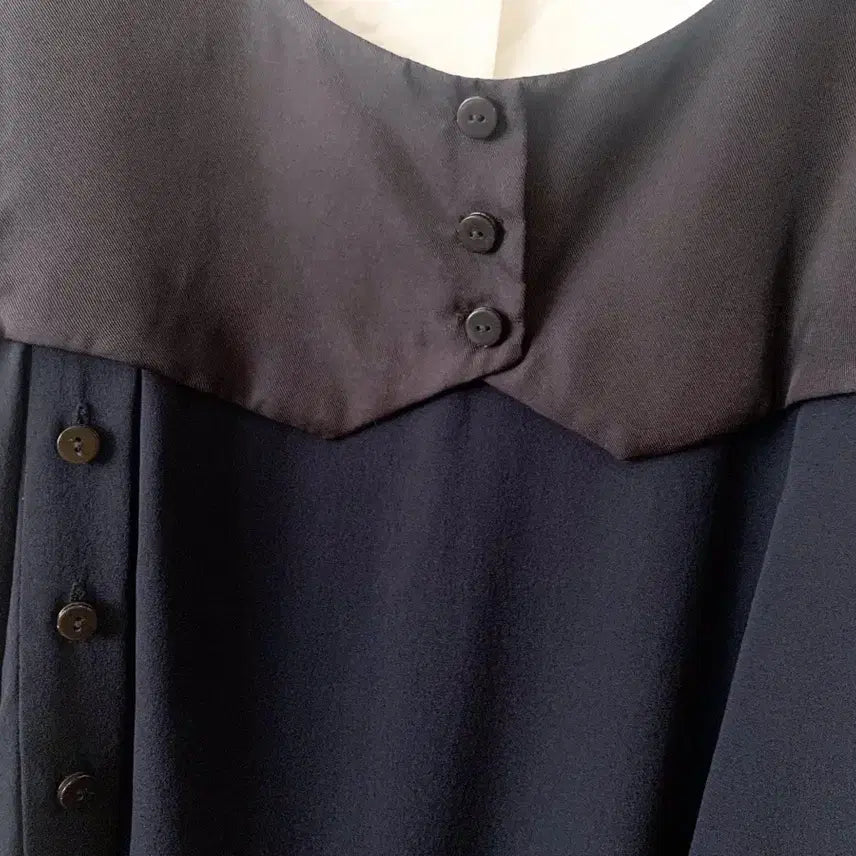 [SOLD OUT] KUHO 구호 실크 레이어드 드레이프 슬립 원피스
