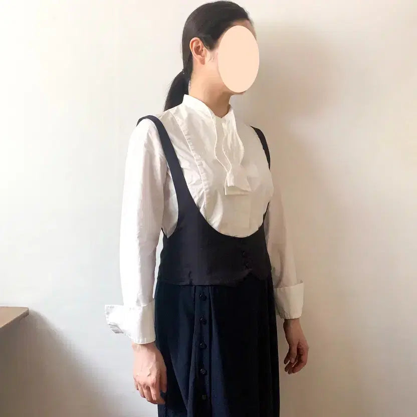 [SOLD OUT] KUHO 구호 실크 레이어드 드레이프 슬립 원피스