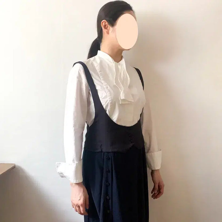 [SOLD OUT] KUHO 구호 실크 레이어드 드레이프 슬립 원피스