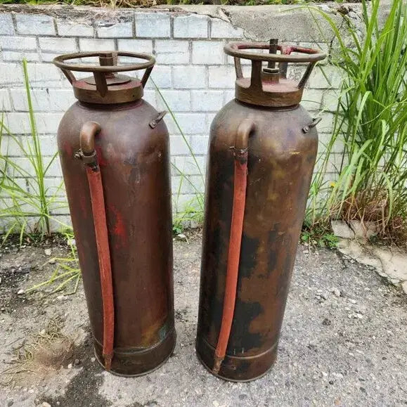 [BUNJANG] Vintage Brass Fire Extinguisher / 빈티지 황동소화기