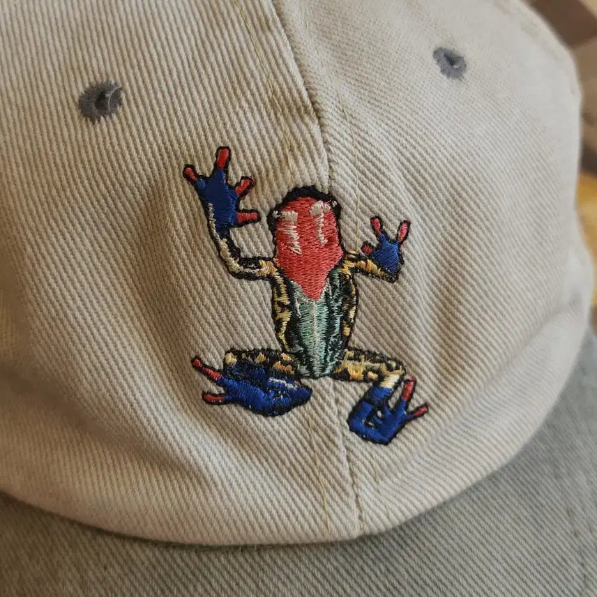 [BUNJANG] Vintage Animal Cap Poison Dart Frog Trucker Cap / 90s 빈티지 모자 애니멀 캡모자 트러커캡 미국 빈티지 독화살개구리