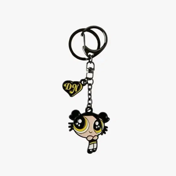 [BUNJANG] NewJeans Powerpuff Girls Metal Keyring Set / [미개봉 새제품] 뉴진스 파워퍼프걸 메탈 키링 다니엘