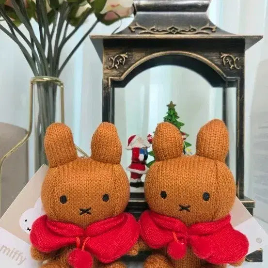 [SOLD OUT] 초코 뜨개 미피 인형 키링 새상품
