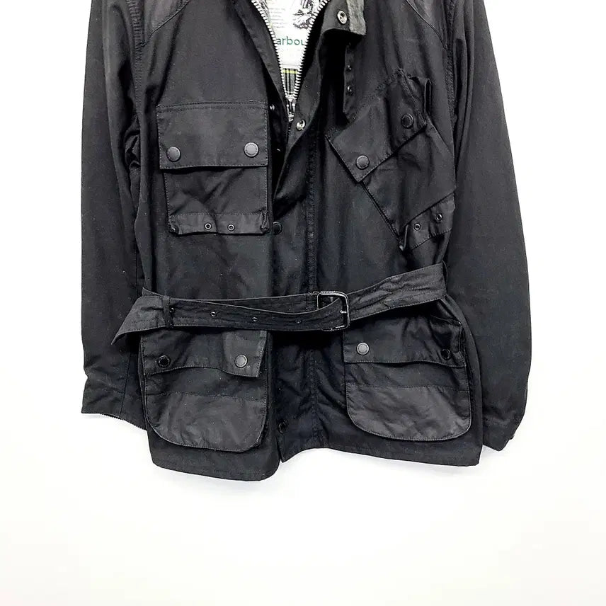[BUNJANG] Barbour Icons International 125th Anniversary Wax Jacket / [한정판/L] 바버 125주년 아이콘스 인터내셔널 왁스 자켓 (블랙)
