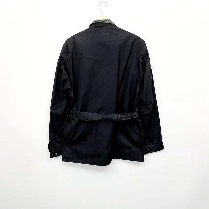 [BUNJANG] Barbour Icons International 125th Anniversary Wax Jacket / [한정판/L] 바버 125주년 아이콘스 인터내셔널 왁스 자켓 (블랙)