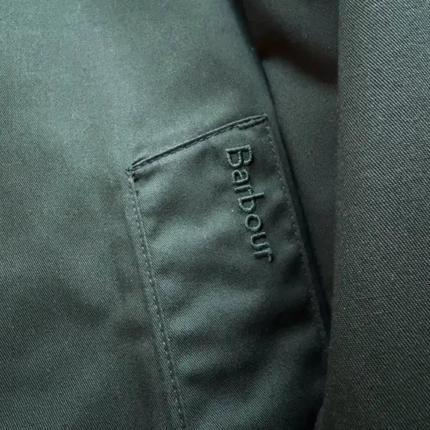 [BUNJANG] Barbour Waterproof Mac Coat Sage Green / 바버 워터프루프 맥코트 세이지 그린
