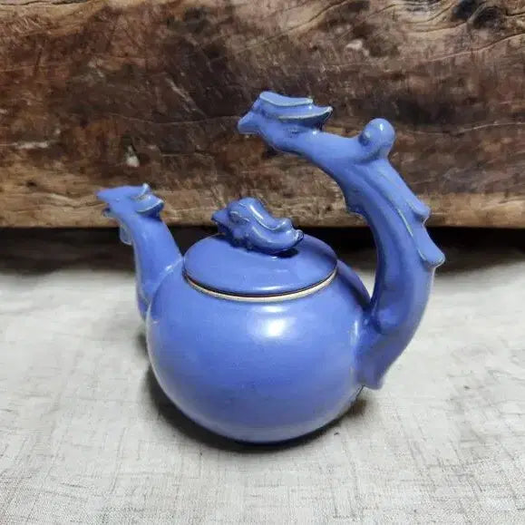 [BUNJANG] Chinese Yaozhou Ware Celadon Glazed Dragon Head Jar / 중국도자기 // 여요 용두형 유개호.여요 자색용두 주자