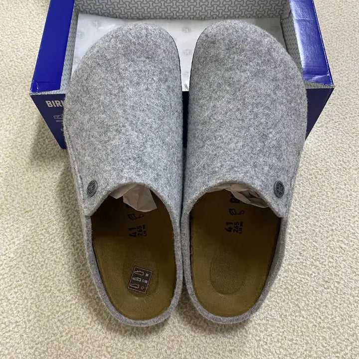 [BUNJANG] Birkenstock Zermatt Gray Regular Slippers / [265] 버켄스탁 체르마트 그레이 레귤러
