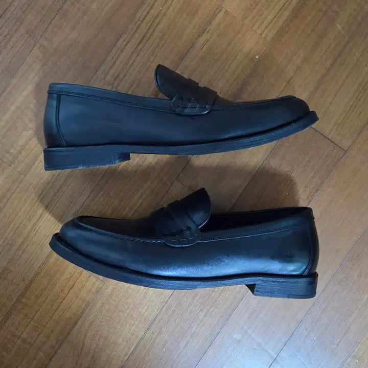 [BUNJANG] Lost Garden Officer Loafer Black Shoes / 로스트가든 유니폼 오피서 로퍼 270(42)