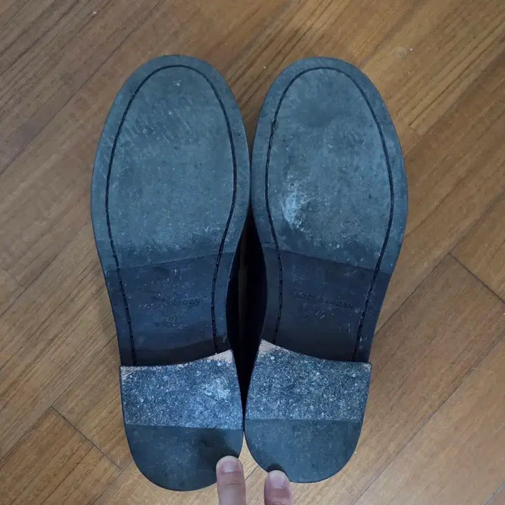 [BUNJANG] Lost Garden Officer Loafer Black Shoes / 로스트가든 유니폼 오피서 로퍼 270(42)