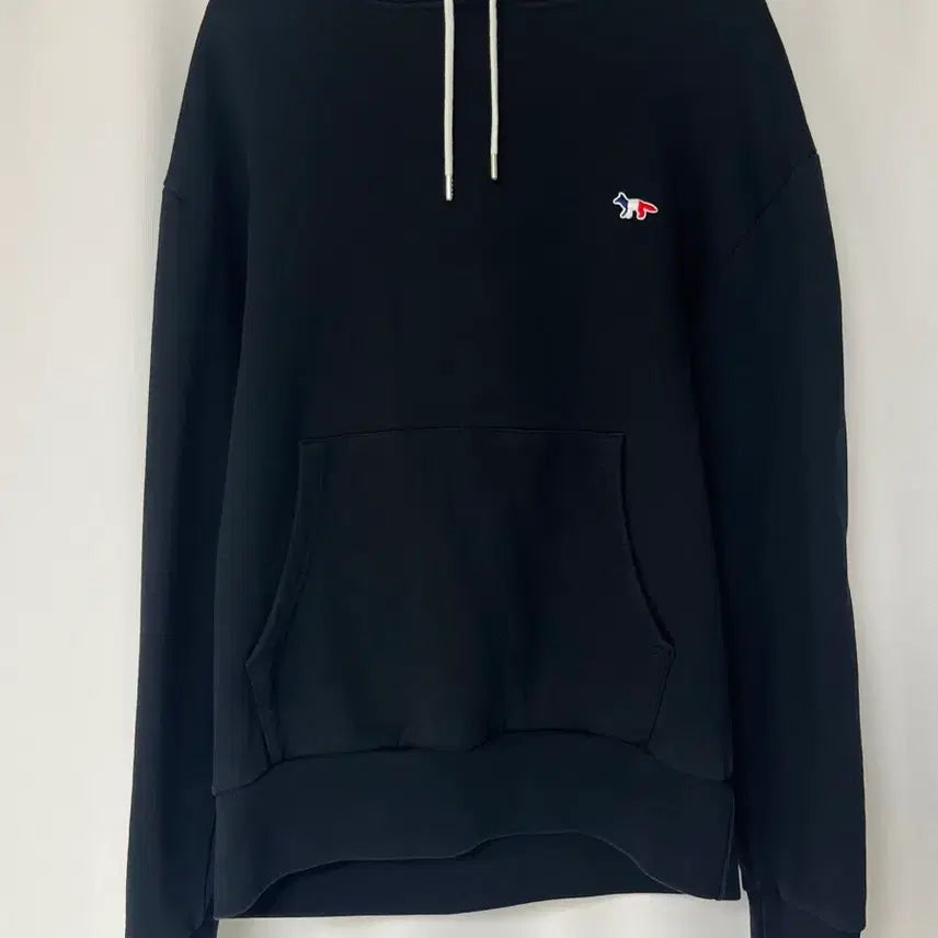 [BUNJANG] Maison Kitsune Tricolor Fox Hoodie Black (L) / 메종키츠네 트리컬러 폭스 후드티 블랙 l 사이즈 판매합니다.