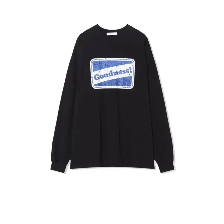 [BUNJANG] Chill Hundo-P Over Goodness Long Sleeve T-shirt (Black) / chill 헌도피 오버 굿니스 슬리브 긴팔티 블랙