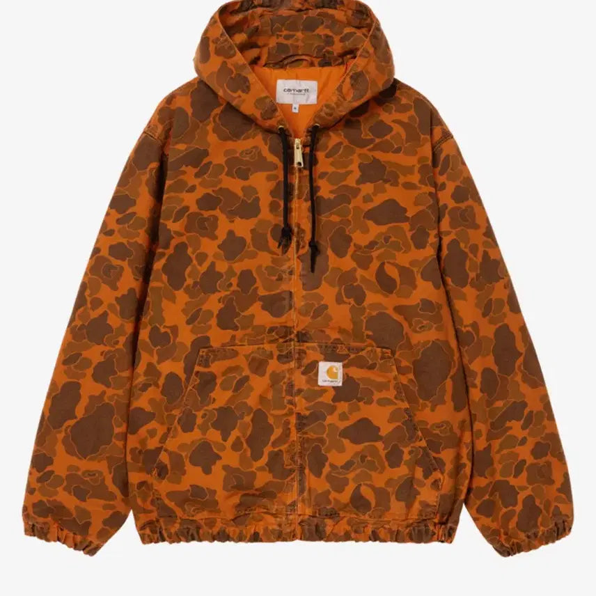 [BUNJANG] Carhartt Duck Active Hoodie Jacket Camo / 칼하트 덕 액티브 후드 자켓 카모