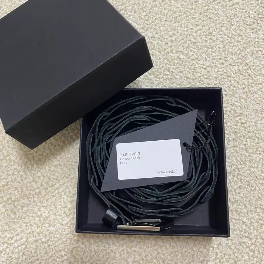 [BUNJANG] aieul P Link Belt Black / 아이엘 aieul P Link 벨트 블랙