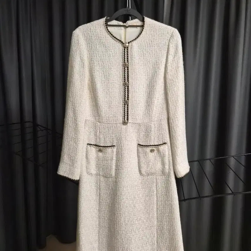 [BUNJANG] Maje Tweed Dress / 마쥬 트위드원피스