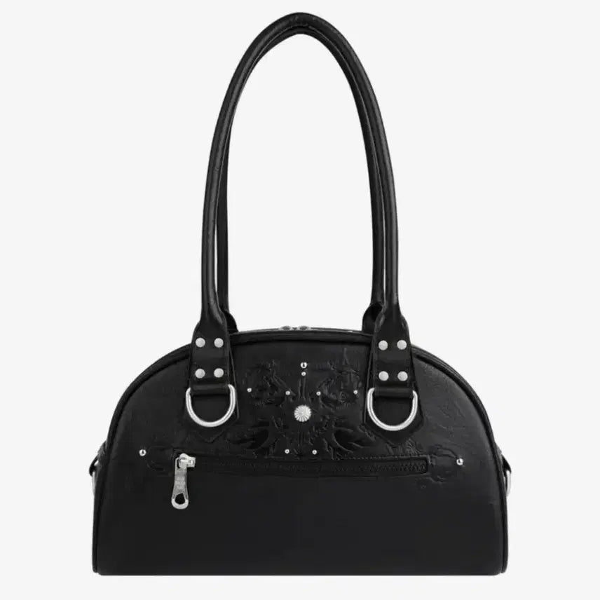 [BUNJANG] Iuga Marcaras Studded Leather Bowling Bag / 이우가마카라스 스터드 레더 볼링 백 블랙 판매