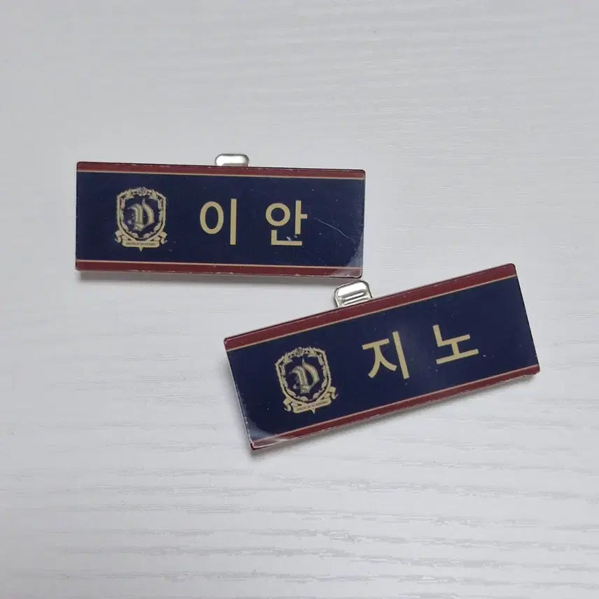 [BUNJANG] ENHYPEN Dark Moon Deselis Name Tag IAN / 엔하이픈 롯데월드 다크문 드셀리스 명찰 지노 이안