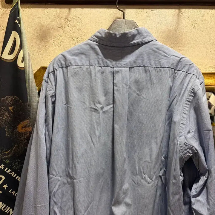 [SOLD OUT] 폴로 드레스셔츠 블루 스트라이프 100-105
