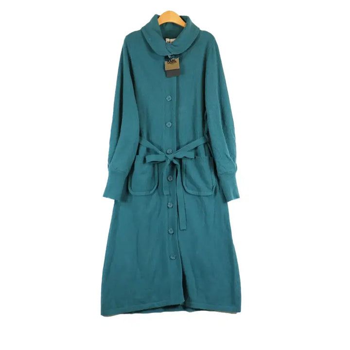 [BUNJANG] KARL LAGERFELD Button-Up Knit Long Cardigan Dress / KARL LAGERFELD 버튼업 니트 원피스 롱가디건형 새상품 77