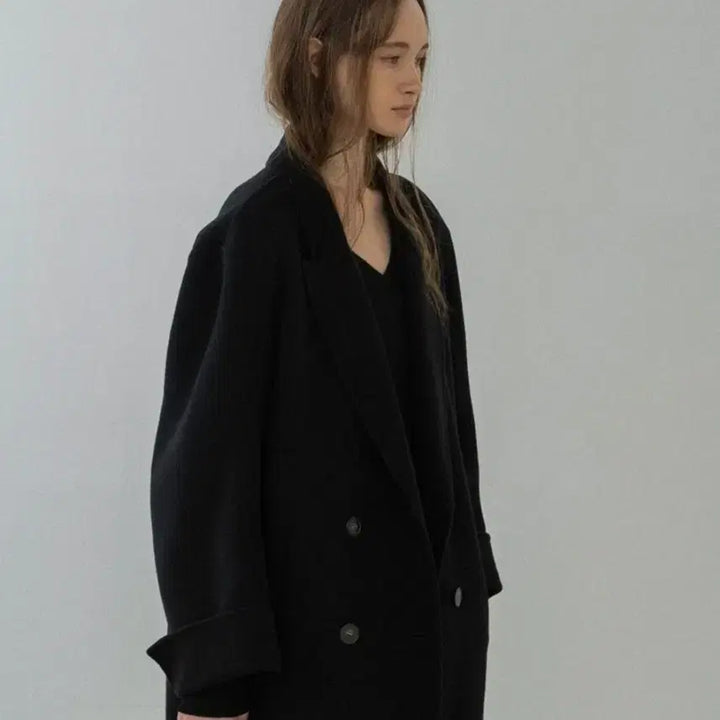 [BUNJANG] Black Long Coat / mac coat 블랙 롱코트