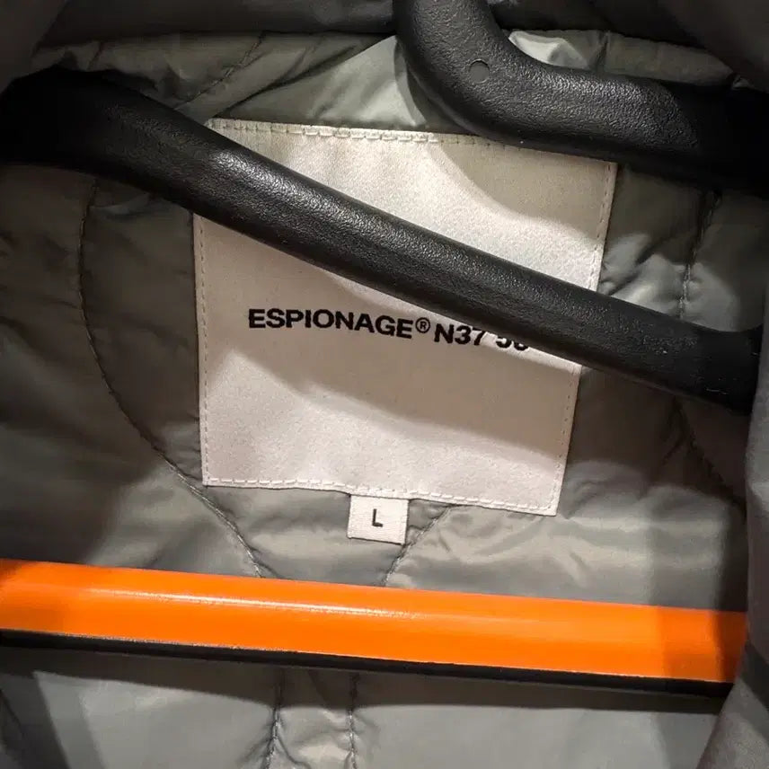 [BUNJANG] Espionage CPO Padded Blouson Charcoal L / 에스피오나지 CPO 패딩 블루종 차콜 L
