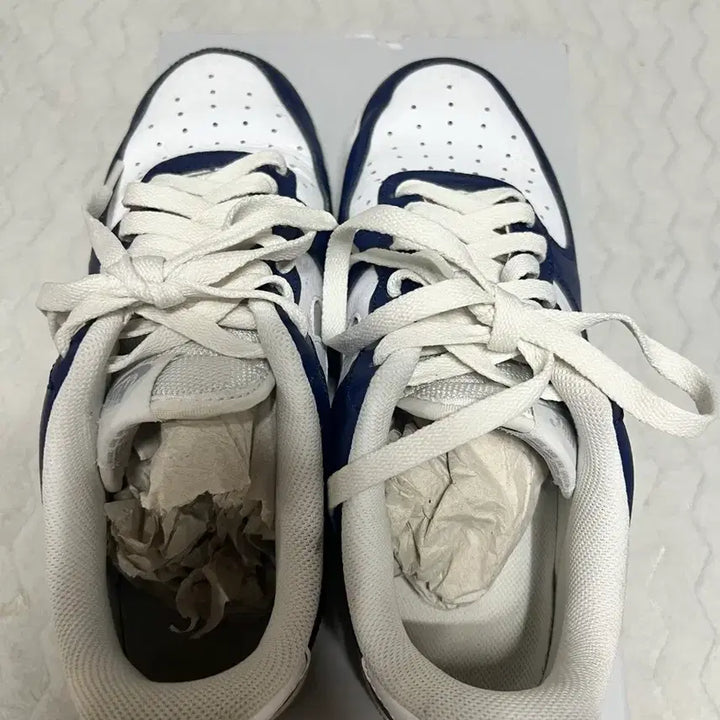 [BUNJANG] Nike Air Force 1 Cut-Out Swoosh Midnight Navy Sneakers / 에어포스1 컷아웃 스우시 미드나잇네이지 판매합니다