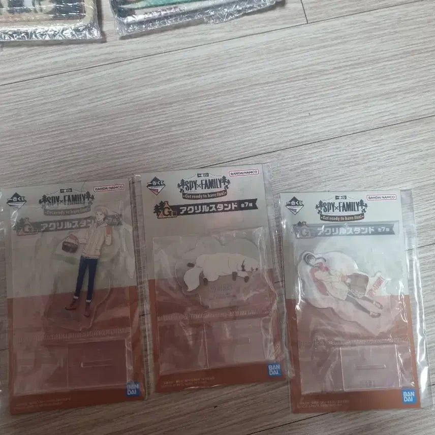 [BUNJANG] Spy x Family Rubber &amp; Acrylic Stand Set / 스파이 패밀리 굿즈 러버 컬렉션 아크릴 스탠드