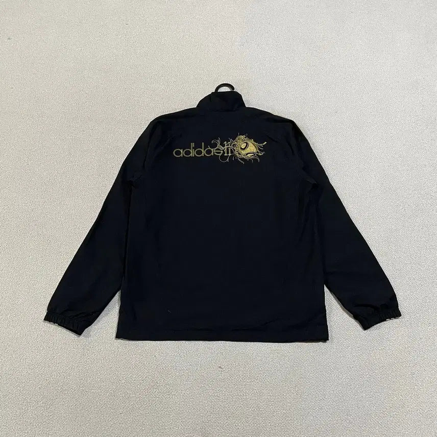 [BUNJANG] Adidas Gold Trim Windbreaker Jacket / XL 아디다스 금장 바람막이 N.3461