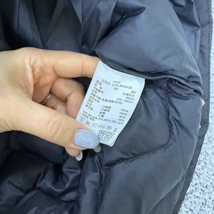 [BUNJANG] 95 Zishen Duck Down Jacket with Button Details / 95 지센 덕다운 자켓 단추장식 0312J