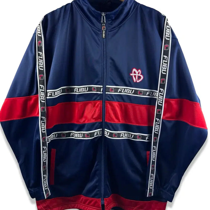 [BUNJANG] Fubu 90s Old School Navy Red Jersey / 90S 후부 올드스쿨 네이비레드 빅사이즈 져지2219