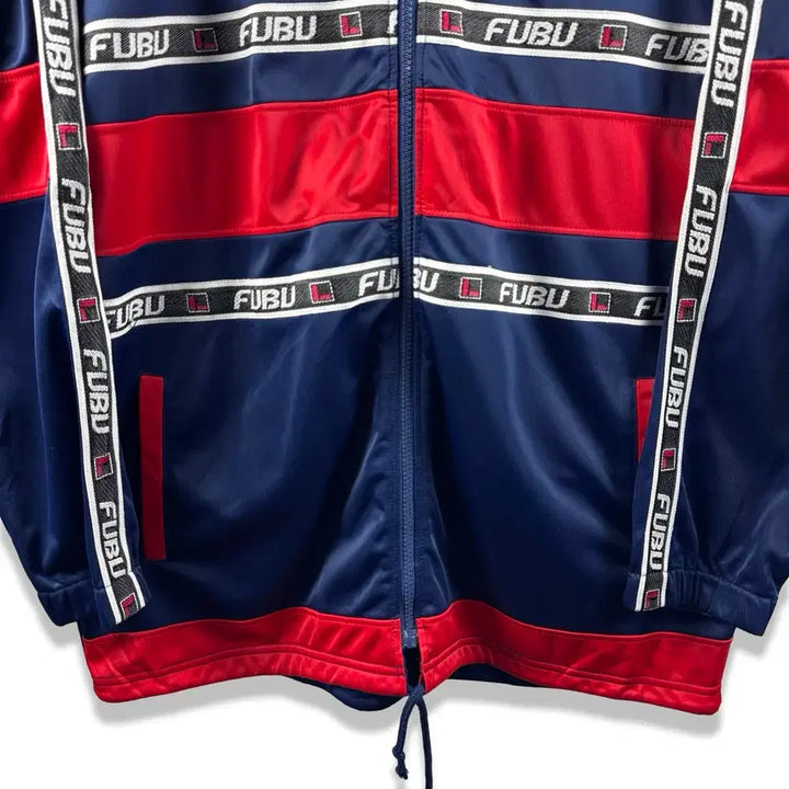 [BUNJANG] Fubu 90s Old School Navy Red Jersey / 90S 후부 올드스쿨 네이비레드 빅사이즈 져지2219