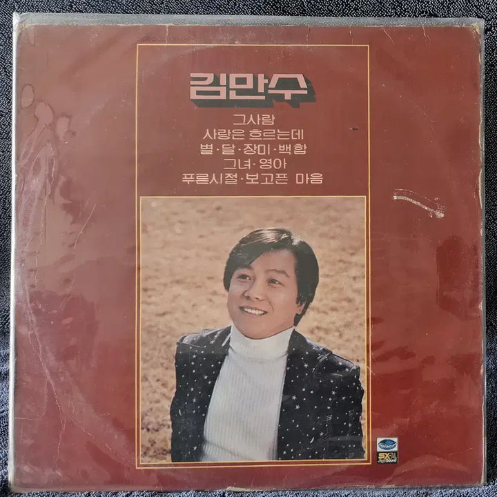 [BUNJANG] Kim Man-soo LP Album / LP 김만수 그 사람 / 사랑은 흐르는데