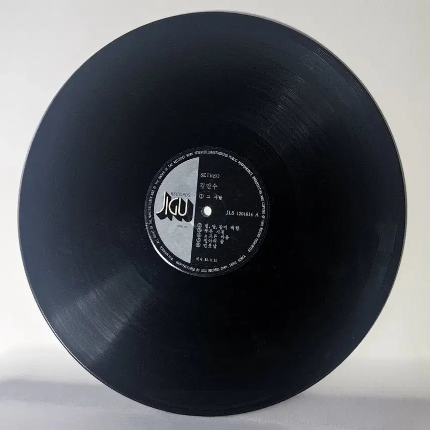[BUNJANG] Kim Man-soo LP Album / LP 김만수 그 사람 / 사랑은 흐르는데