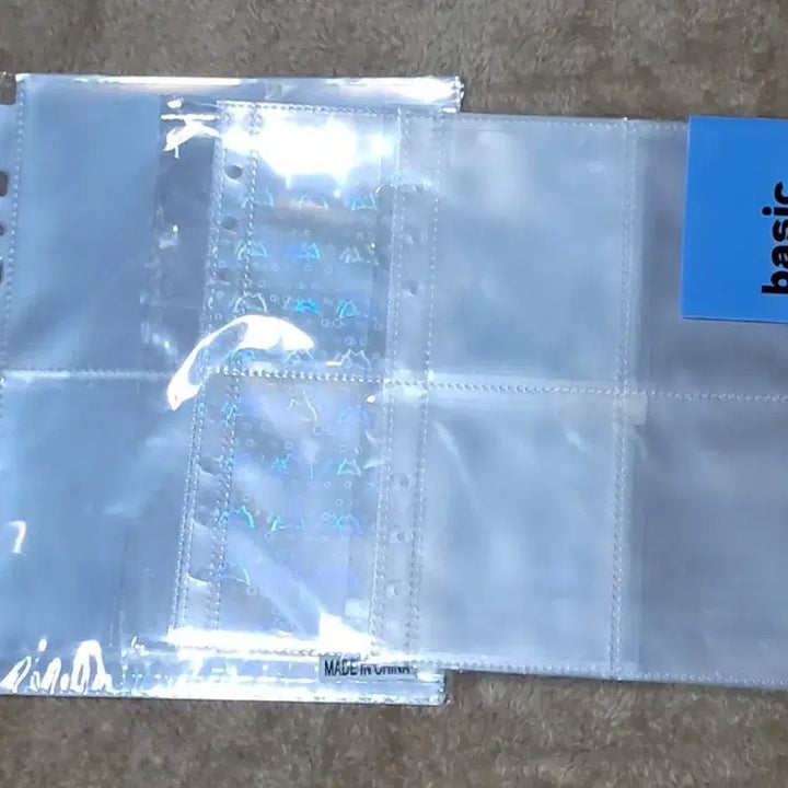 [BUNJANG] Generic 6-Ring Binder / (속지포함)A5 와이드 반투명 핑크 6공 지퍼바인더 포카&amp;프박 바인더