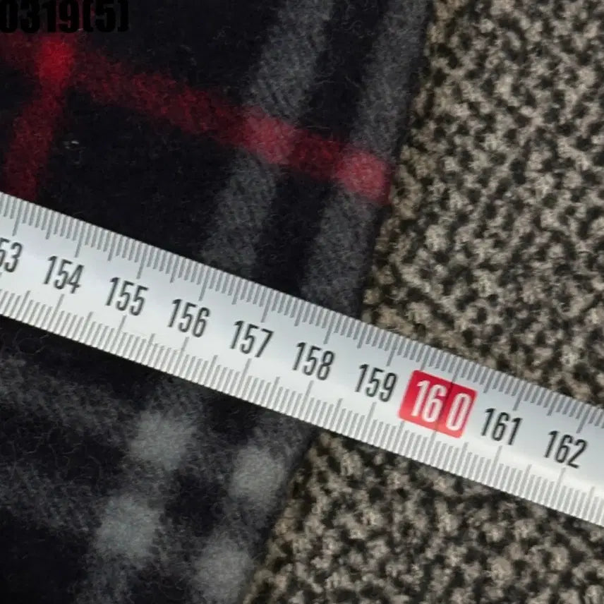 [BUNJANG] Burberry Black Check Cashmere Scarf / 버버리 블랙 체크 캐시미어 머플러 0319