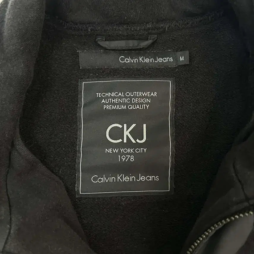 [BUNJANG] Calvin Klein Jeans Nylon Mix Zip-Up Jacket / [M] 캘빈클라인 진스 나일론 믹스 집업 자켓