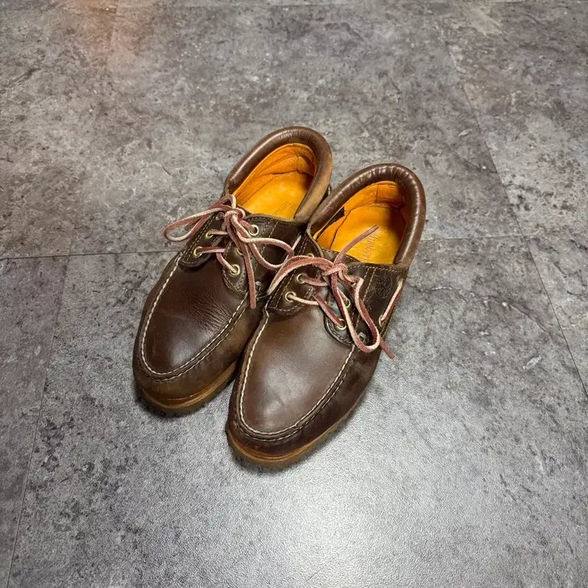 [BUNJANG] Timberland 3-Eye Brown Shoes / 팀버랜드 3아이 브라운 260