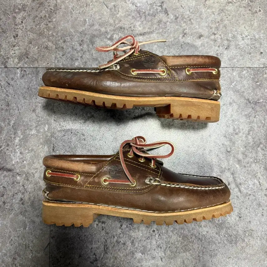 [BUNJANG] Timberland 3-Eye Brown Shoes / 팀버랜드 3아이 브라운 260