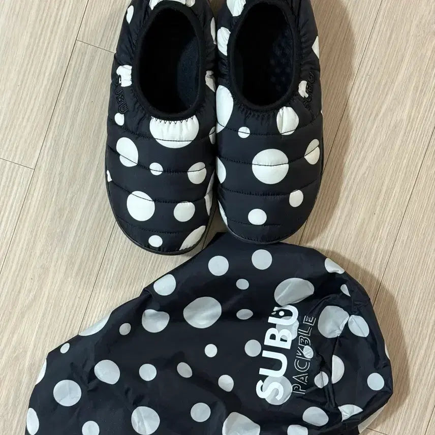 [BUNJANG] SUBU Packable Dot Slippers / SUBU 스부 패커블 도트 0사이즈