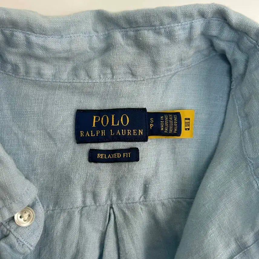 [BUNJANG] Polo Ralph Lauren Relaxed Fit Linen Shirt / [S] 폴로 랄프로렌 릴렉스핏 린넨 셔츠