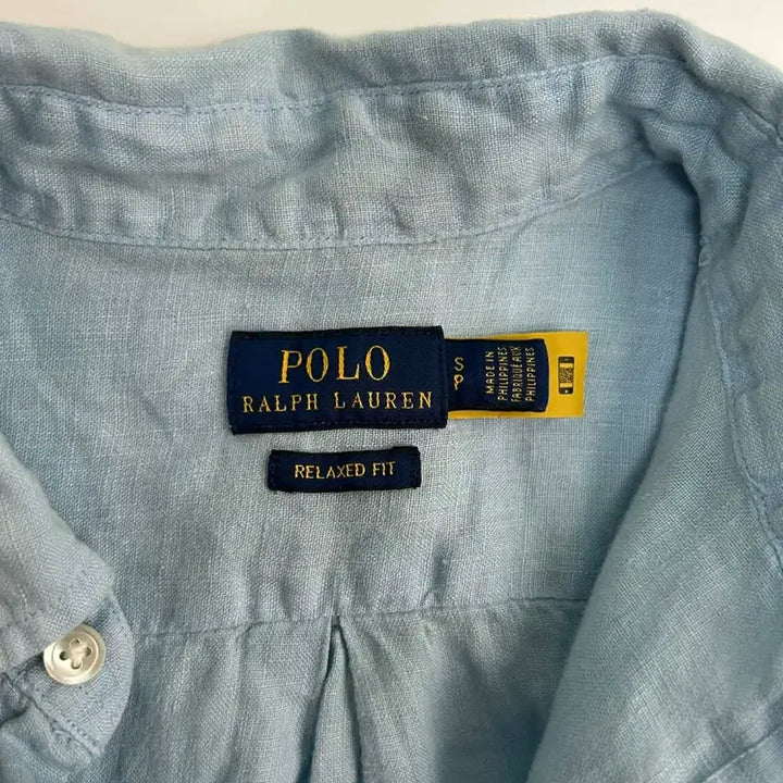 [BUNJANG] Polo Ralph Lauren Relaxed Fit Linen Shirt / [S] 폴로 랄프로렌 릴렉스핏 린넨 셔츠