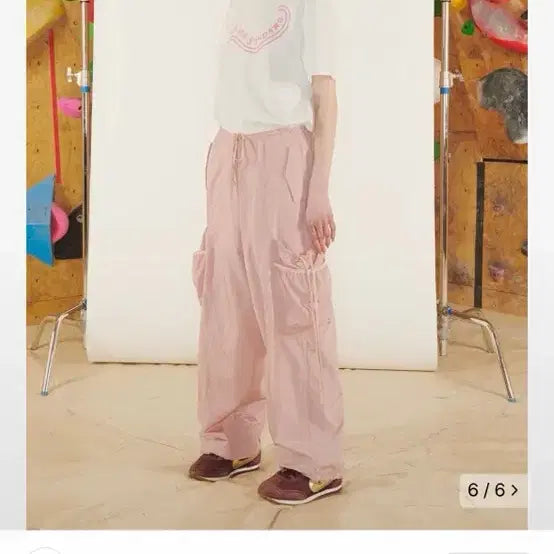[BUNJANG] Kijun Parachute Pants / 기준 kijun parachute 바지 핑크